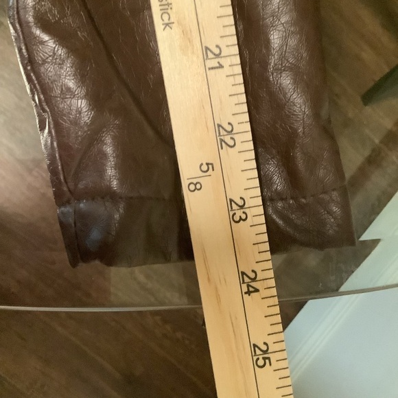 Therapy Women’s street wear motto bikercore small festival faux leather jacket - Picture 10 of 12